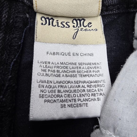 Miss Me Jeans Womens 28 Gray Skinny Stretch Denim Griffith Park JPD1003SK-4 - Picture 12 of 16